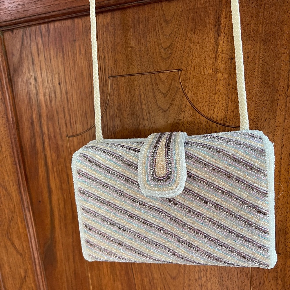 Beaded evening bag